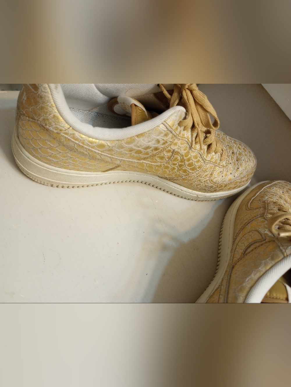 Nike Air Force 1 Low 07 Golden Scales Men's Sneakers - Picture 9 of 13